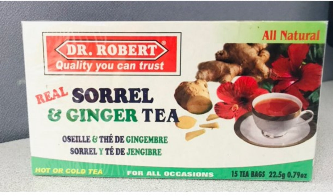 DR. ROBERT  REAL SORREL & GINGER TEA